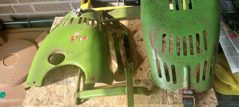 agria 2800 hatz maske u. haube mit halterungen guter zustand
