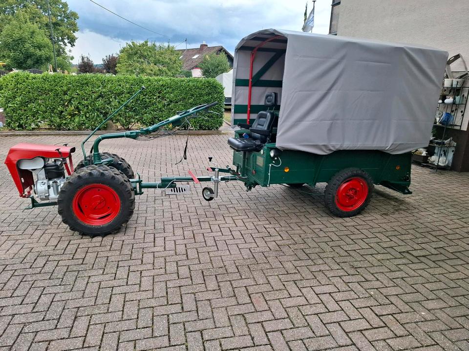 IRUS U 1200 IM GESPANN ( EINACHSER, EINACHSSCHLEPPER)